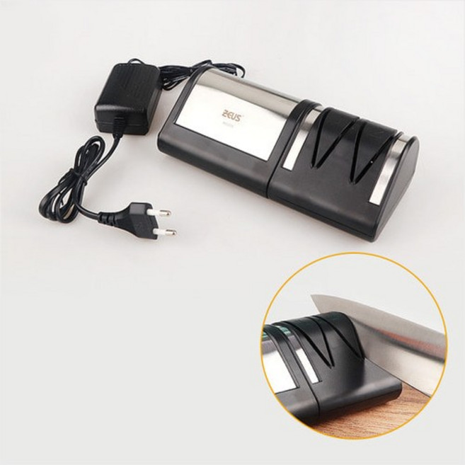 신도 제우스 전기 다이아몬드 나이프 샤프너 H1099 전기 칼갈이 연마 업소용 가정용 쉬운 연마, 전동연마기