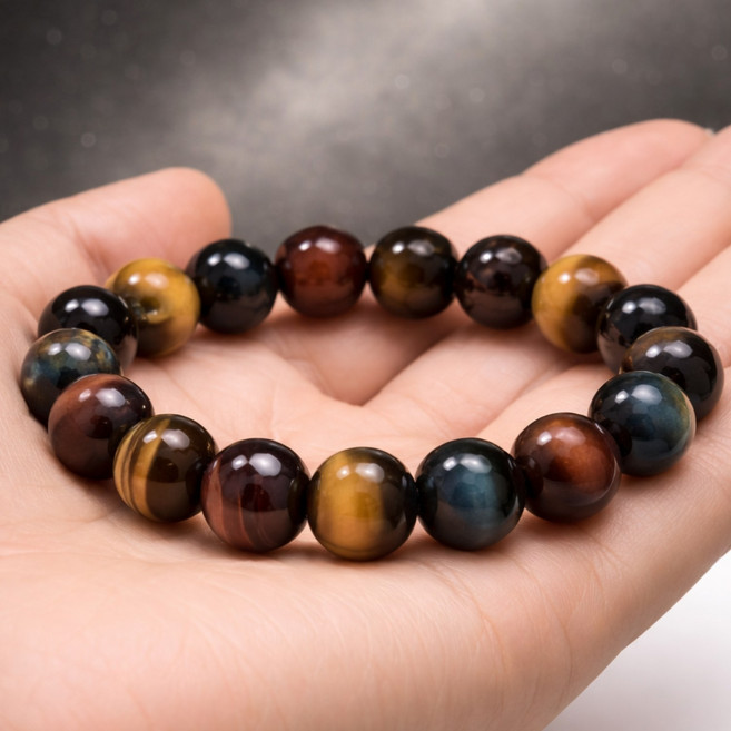 운수대통 개운템 호안석 팔찌 소원 행운 8mm