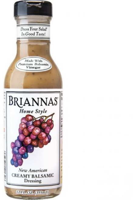브리아나스 홈 스타일 뉴 아메리칸 크리미 발사믹 샐러드 드레싱 글루텐 프리 12 온스