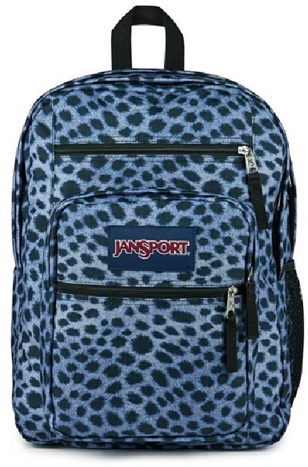 JANSPORT BIG STUDENT 後背包 34L 豹紋藍 防潑水設計 雙肩書包