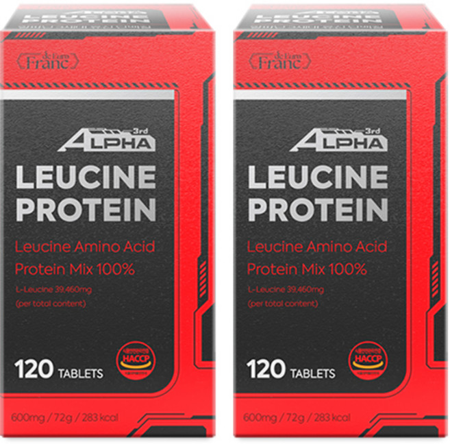 100% 알파닌 3세대 류신 근육 단백질 BCAA 보충제 wpi isp, 2개, 120정
