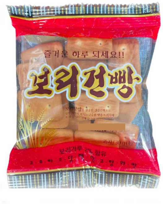 GloRyHy 추억의 고소하고 담백한 보리건빵, 30g, 30개