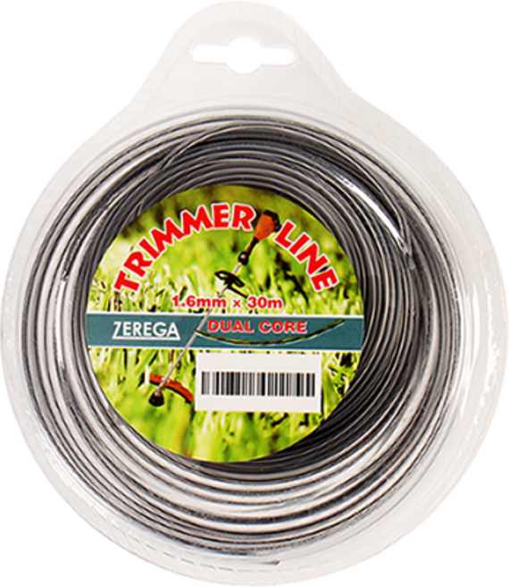 제르가 1.6mm 이중날 그린웍스 24v 예초기등사용 충전 예초기날 예초기끈 줄날 예초기 나일론줄, 1개