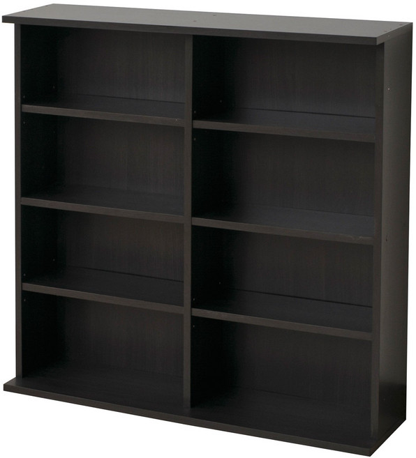 야마젠 선반 폭 90×안길이 22×높이 92 cm 슬림 선반 가동 연결 부품 부착 조립품 다크 브라운 CSBS-9090(DBR)