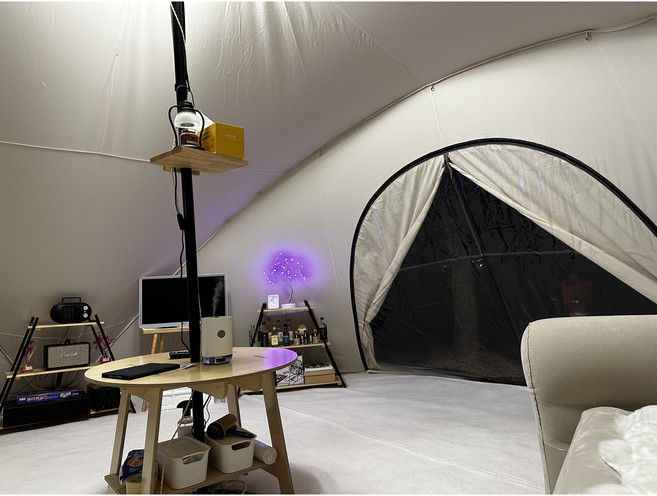 스노우라인 미라클 스크린 카페트(이너용) 지퍼연결 캠핑 카페트, 오크돔 신형베스티블(지퍼연결+가방포함)