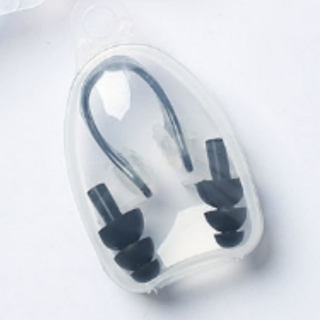 수영장 코마개 귀마개 세트 2개, 블루2개 01688WT