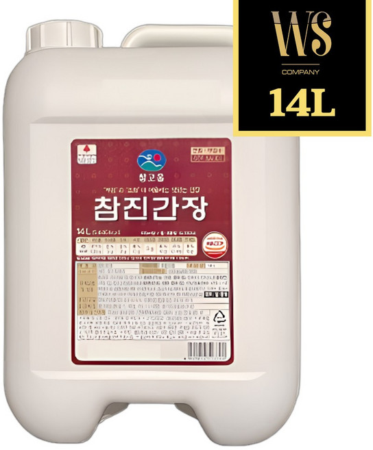 참고을 장푸드참진간장, 1개, 14L