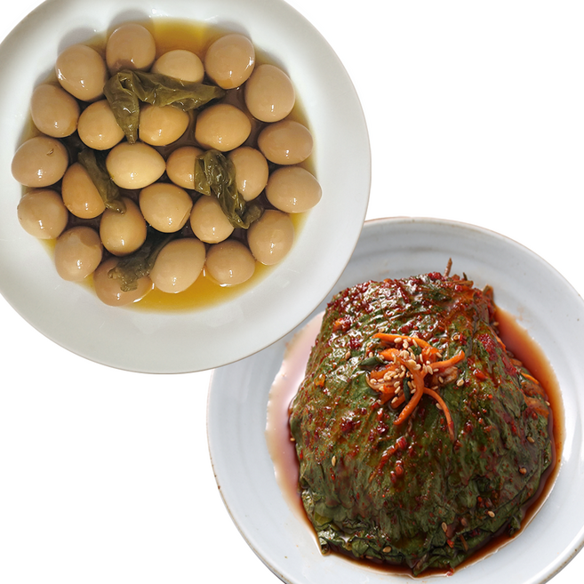 선미식가 국내산 100% 꽈리고추 메추리알 장조림 + 양념깻잎무침 1kg 2개