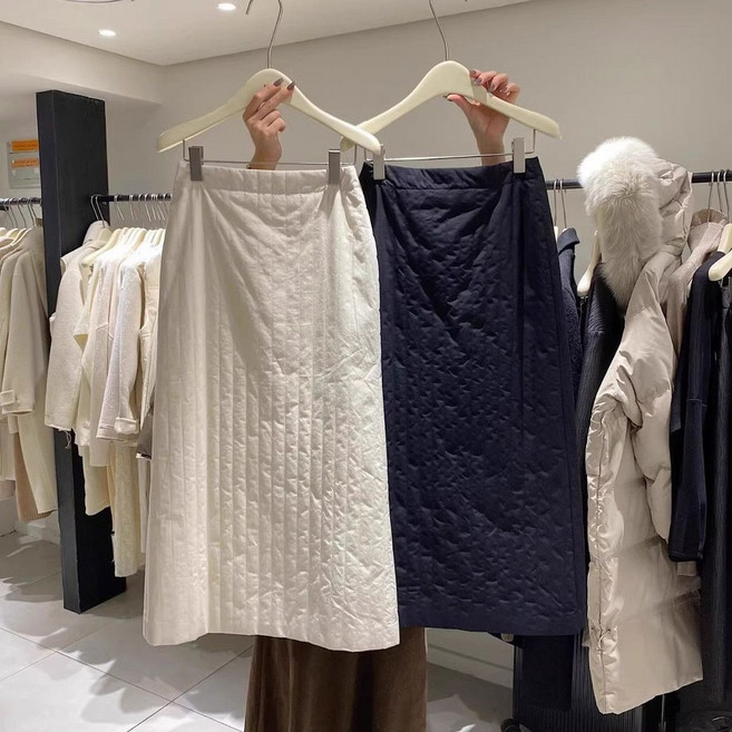 jacq 鋪棉保暖半身裙 秋冬長裙