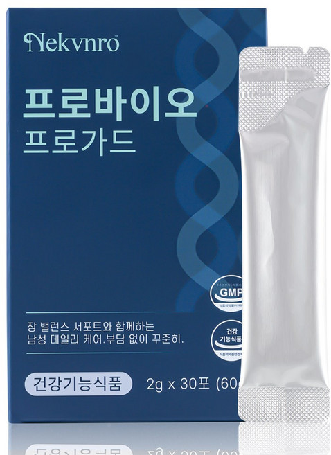 전립선 유산균 전립선에좋은유산균 남성용 유산균 남성용 건강 보충제남자 전립선유산균 30포 60g, 1개, 30회분