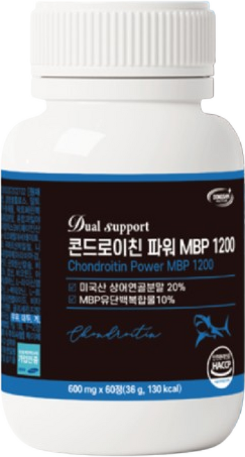 미국 관절엔 약국 콘드로이친 1200 고관절 무릎 허리 어깨 손가락 연골 관절 약2달분, 1박스, 60회분