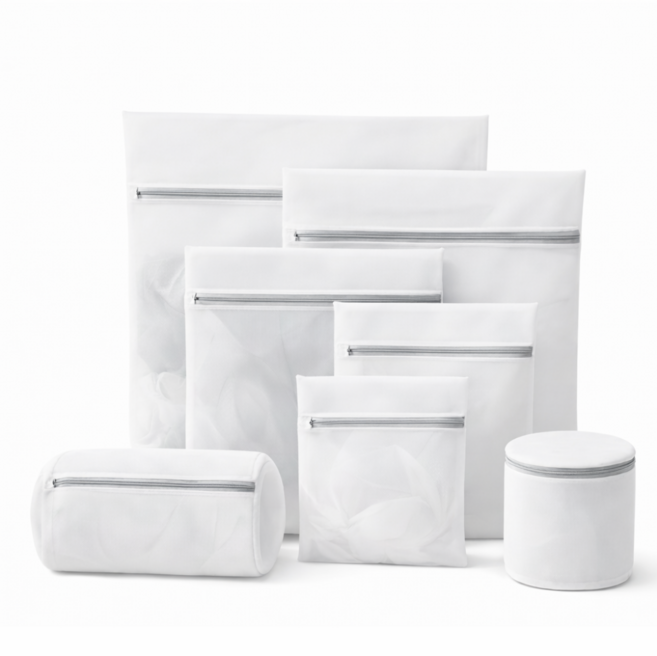 픽스훅 촘촘한 메쉬 속옷빨래망 니트세탁망, 1세트, 화이트