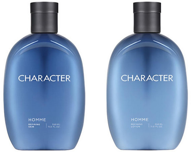 캐릭터 리파이닝 스킨 350ml + 로션 350ml 2종세트 대용량 화장품 남성용 스킨로션, 1세트