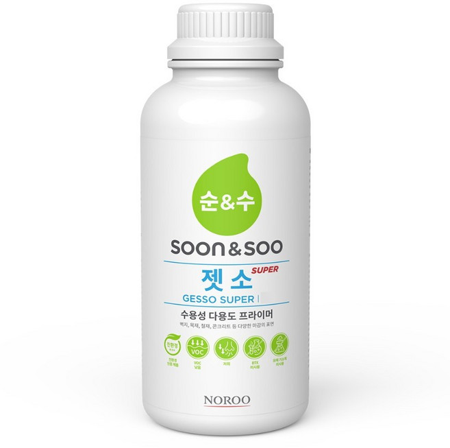 순앤수 수용성 다용도 프라이머 젯소, 1L, 1개