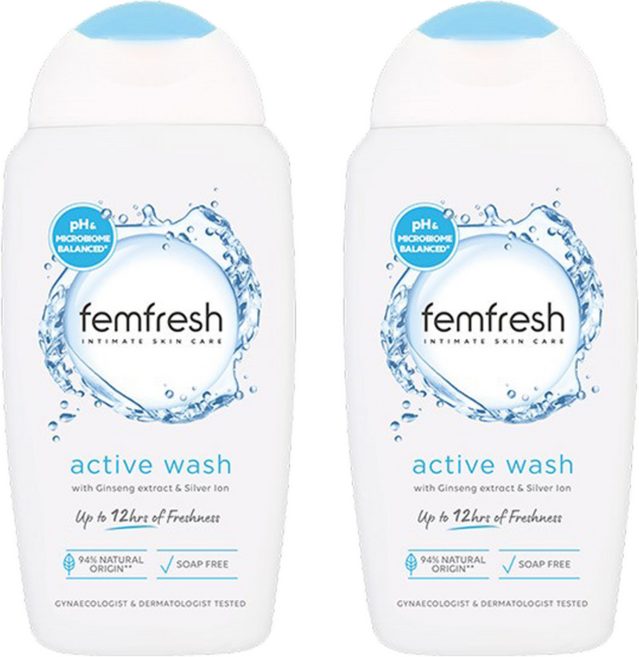 펨프레쉬 액티브 워시 여성청결제, 250ml, 2개
