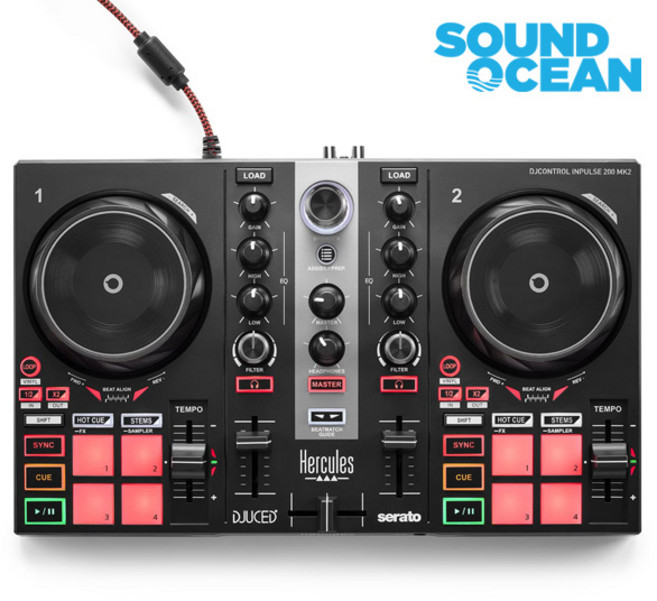 허큘레스 헤라클레스 스마트 디제이 컨트롤러 HERCULES Smart DJ Controller, Inpulse 200 MK2 인펄스 200