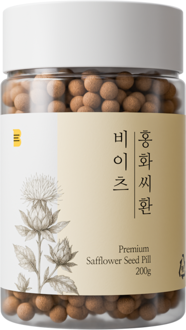 [국산 홍화씨 사용] 비이츠 홍화씨 환, 1개, 200g