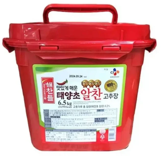 알찬고추장해찬들 6.5kgX2개, 6.5kg, 1개