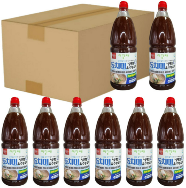 미담채 동치미 냉면육수농축액2.35kg 1개, 2.35kg, 8개