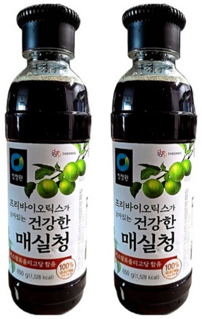 청정원 매실청 650g x 2개
