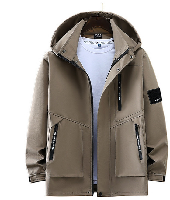 봄가을 춘추 방수 낚시복 상하의 set, 베이지