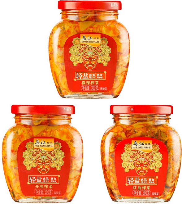 烏江 榨菜, 900g, 1套