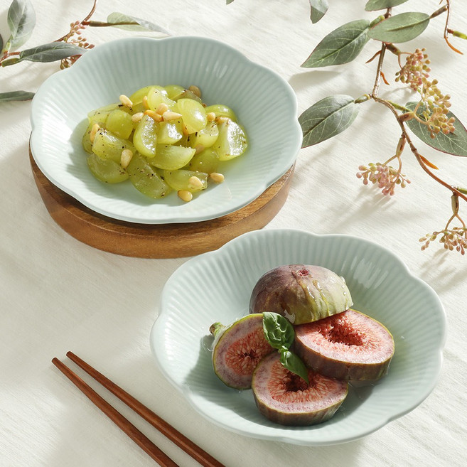 윤도자기 메종오브제 국산 청아 찬기 중, 2개