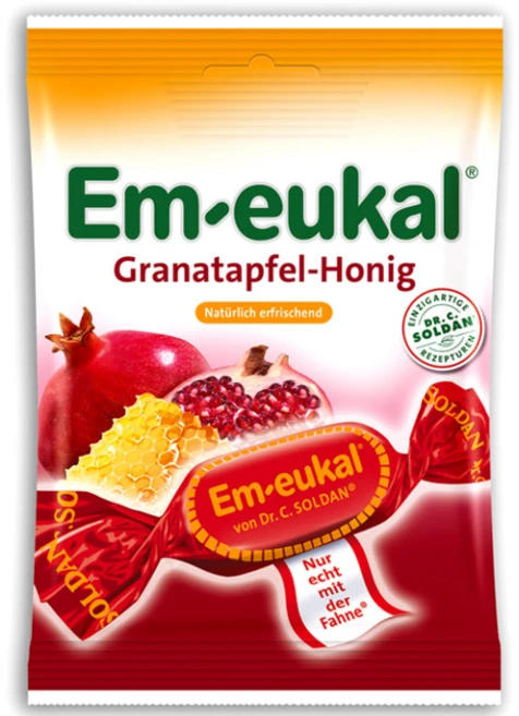 엠오이칼 목캔디 석류꿀 캔디, 75g, 3개 - 쿠팡