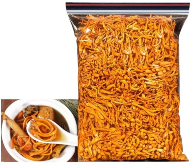 장백산 프리미엄 건조 동충하초 1kg 야생 한방 수프 재료, 250g, 4개