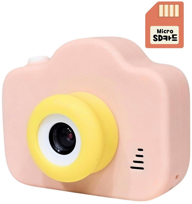 하이라라 셀카 마카롱 어린이카메라 키즈카메라, 마카롱베리+메모리카드포함