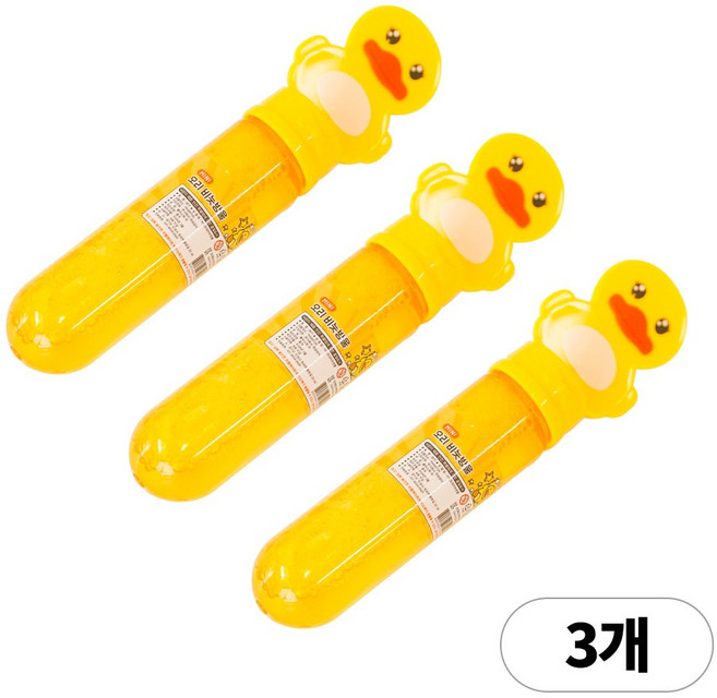 디어플레이스 보글보글 미니 비눗방울, 3개, 아기오리