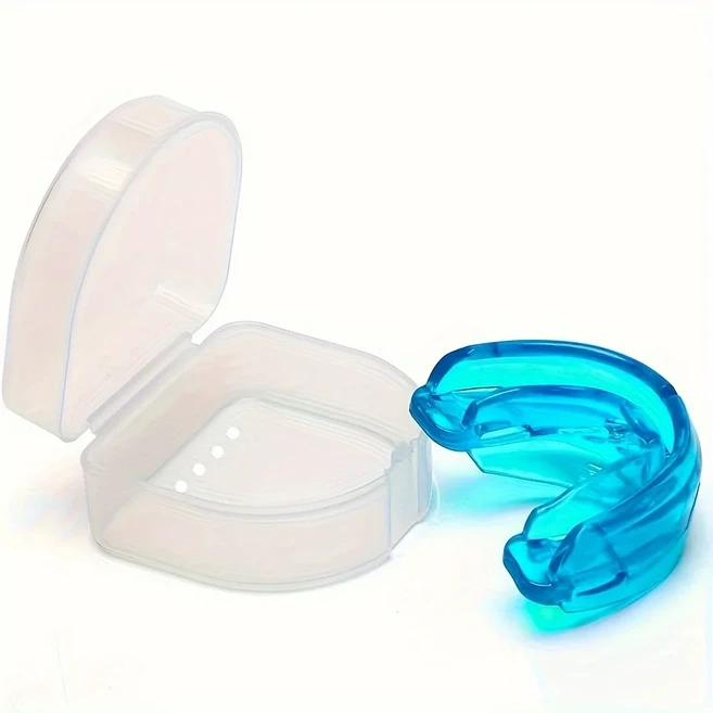 재사용 가능 체크무늬 치아교정기 1개 플래드네이처 모든 종류의 스포츠 및 수면 중에도 보호할 있습니다., 02 1pc, 01 CHINA