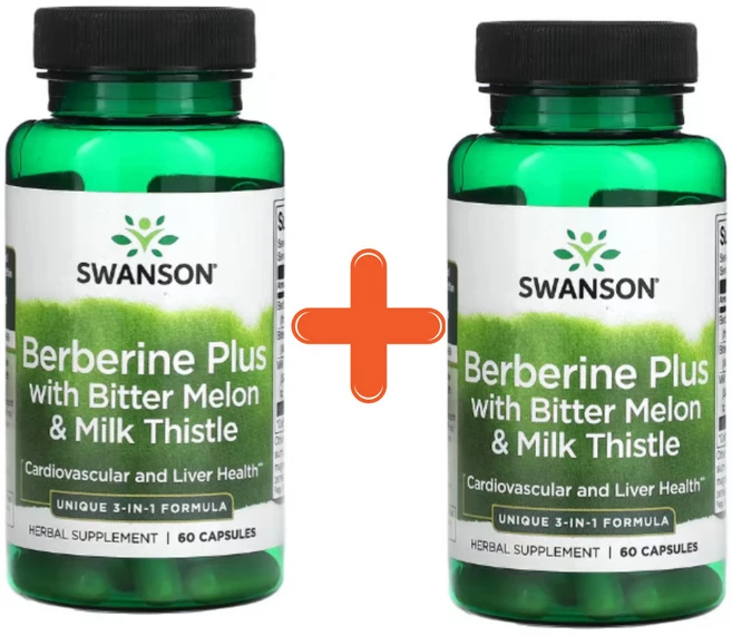 스완슨 베르베린 500 mg 60 캡슐, 2개, 60회분 - 쿠팡