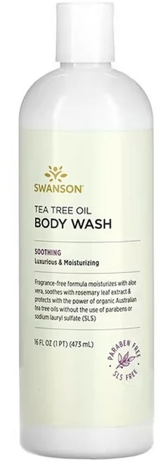 스완슨 티트리 오일 바디 워시 향료 무함유 473ml(16fl oz), 1개 - 쿠팡