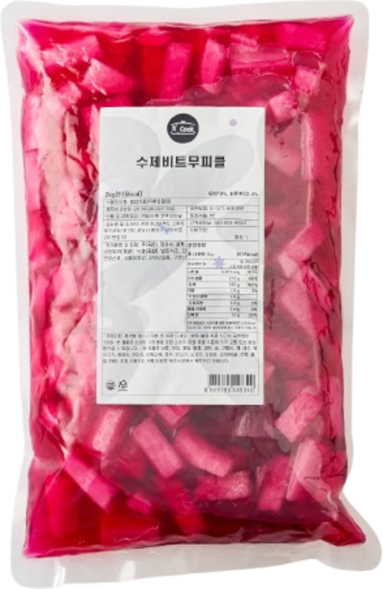 수제비트무피클 리뉴얼 냉장, 1개, 2kg