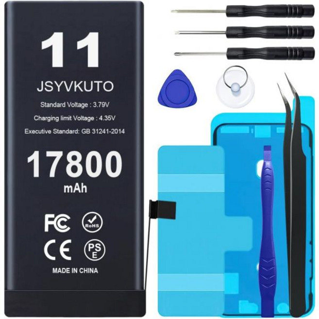 iPhone 13용 17800mAh 배터리 새로운 0 사이클 업그레이드된 고용량 교체용 전체 수리 도구 키트 포함 모델 A2482 A2631 A2633 A2634 A2635