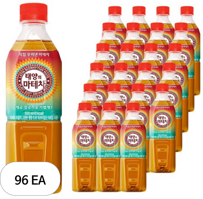 코카콜라 태양의 마테차, 500ml, 96개
