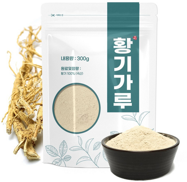 자연초 국산 황기 가루 분말 300g, 4개