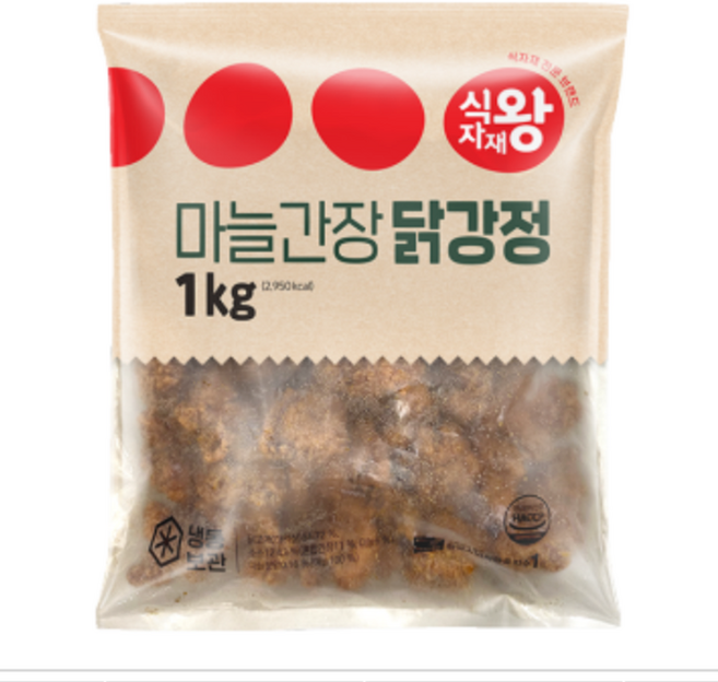 식자재왕 마늘간장 닭강정 1kg, 1개