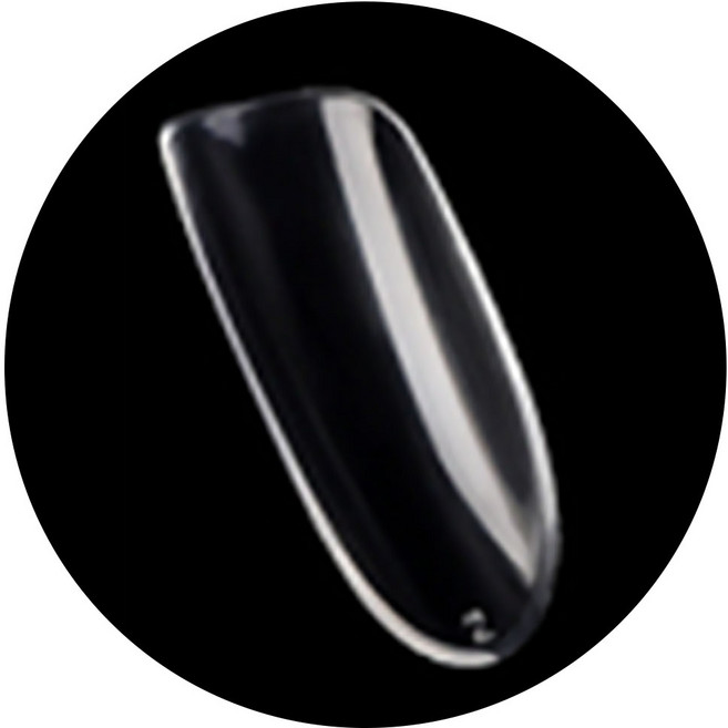 인조팁 120p 말캉팁 말랑 인조 손톱 폴리젤 연장, 1개, 120p-오벌