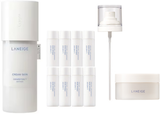 라네즈 NEW 크림스킨 170ml+25ml 8개+미스트펌프, 1개, 170ml