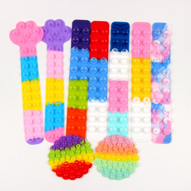 [KC인증]스퀴드팝 스퀴도팝 재미있는 빨판장난감 스트레스 피젯토이 팝잇 푸쉬팝 인싸템, 일반형 스퀴드팝, 일반형B, 1개