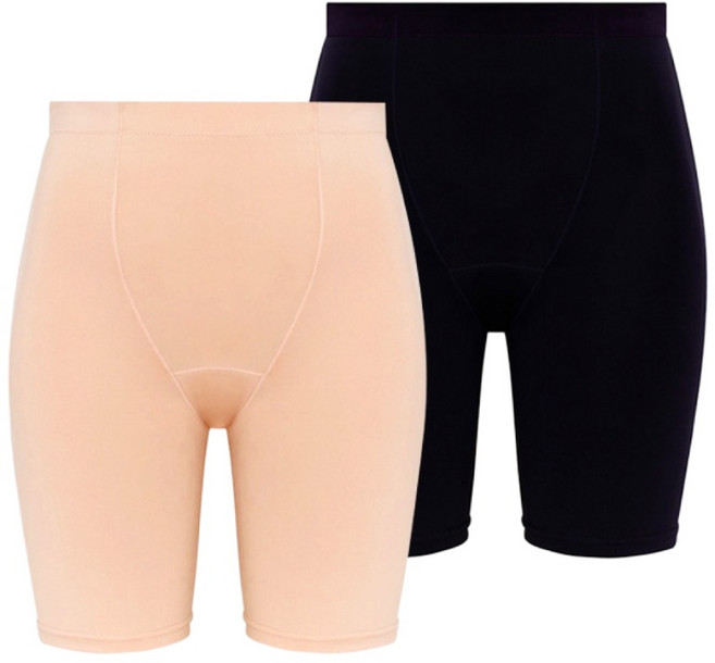 1+1 물랑루즈 원트 롱 하이웨스트 드로즈 4부 2종 여성용