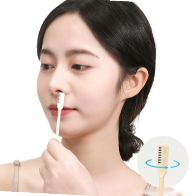 수동 코털 콧털 제거기 정리기 수염정리 칼 B형, 화이트