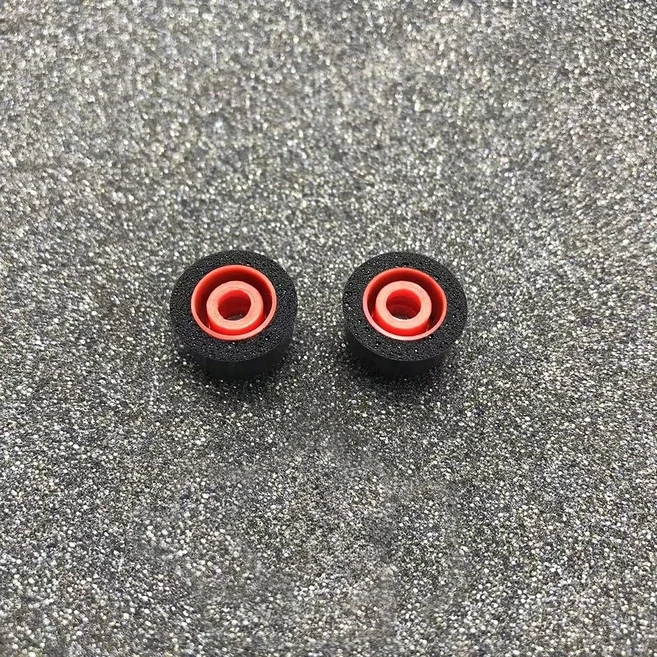 호환 소니호환 WF-1000XM4 & WF-1000XM5 이어폰호환 메모리폼 이어팁 쿠션 이어캡 팁 이어패드 교체호환, 1세트, Red-L