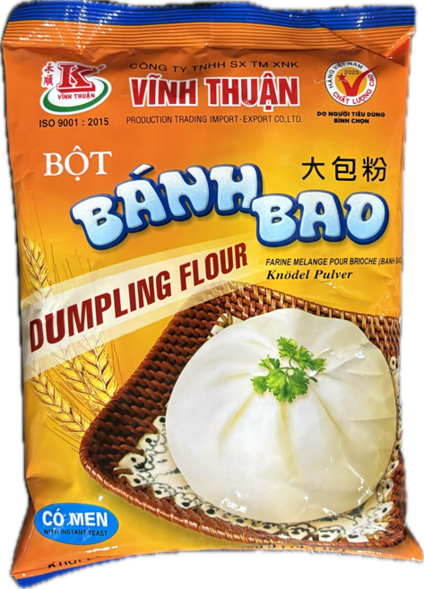 베트남 밀가루 반바오 봇 BOT BANA BAO, 400g, 2개