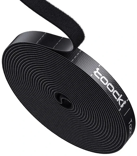 호환 Toocki 케이블 정리함 찢을 수 있는 오거나이저 와인더 전화 액세서리 와이어 코드 1m 2m 3m 5m, 01 Black