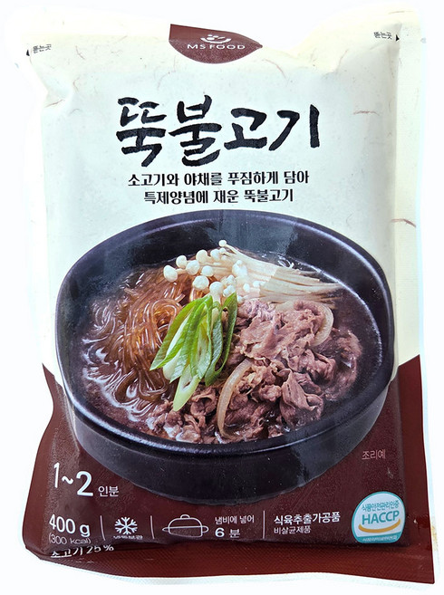 새마원 소고기 뚝배기불고기 400g 간편식 즉석식품 뚝불고기, 1개