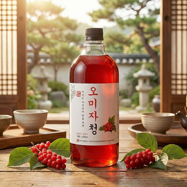 일타농부 오미자청 1000ml 국내산 문경 오미자원액, 1개, 1개입, 1kg