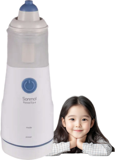 퓨리킬 어린이 전동 비관류 코세척기 코청소 유아 비강 아기 코세정기, 1개